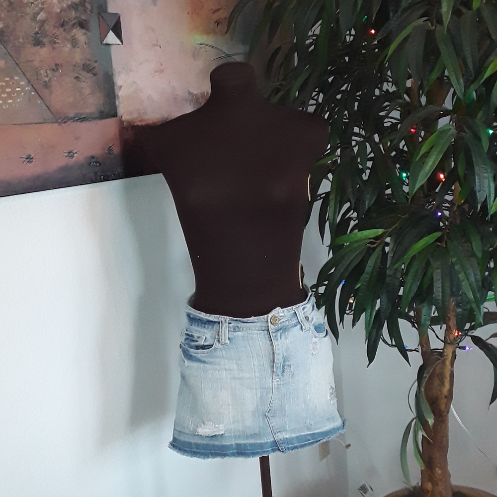 Mini Denim Skirt